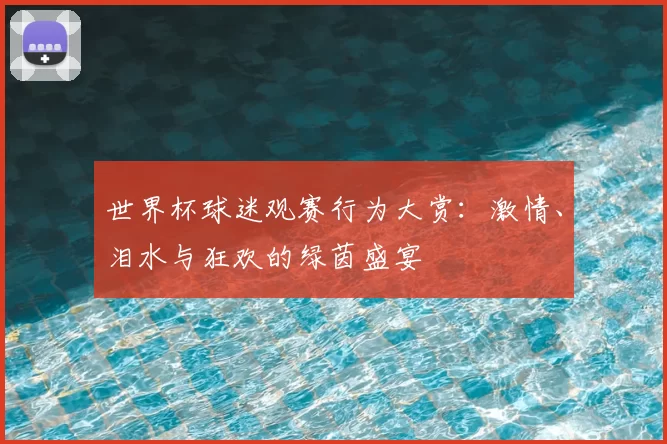 世界杯球迷观赛行为大赏：激情、泪水与狂欢的绿茵盛宴