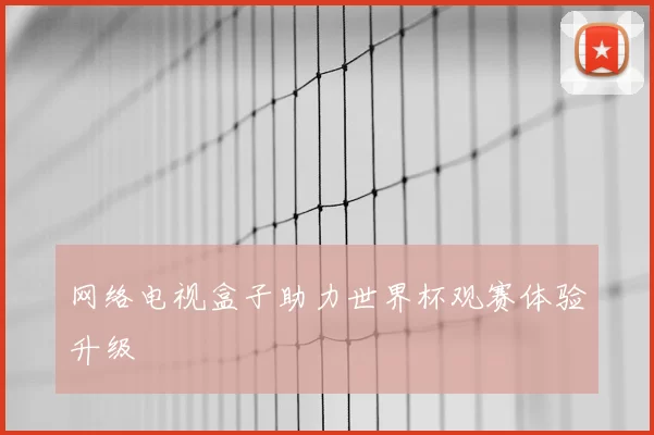网络电视盒子助力世界杯观赛体验升级